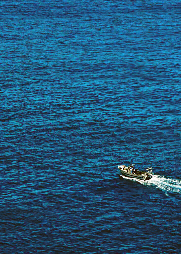 Boat on the ocean