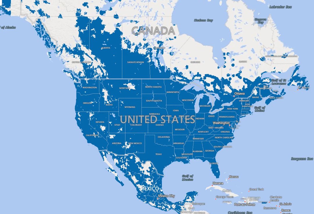 Icom CONNECT Coverage