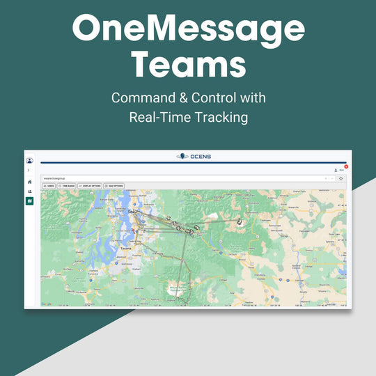 OneMessage Teams - Command & Control with Real-Time Tracking